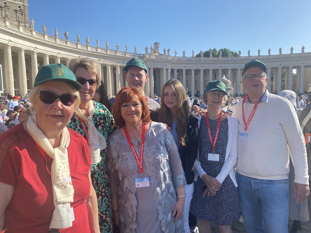delegatie Amstelland Heiligverklaring Titus Brandsma in Rome